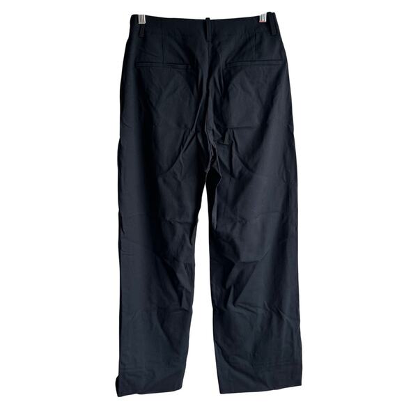 Banana Republic High Rise Modern Straight Siena Italian Wool Pant Black 4 - Picture 5 of 11